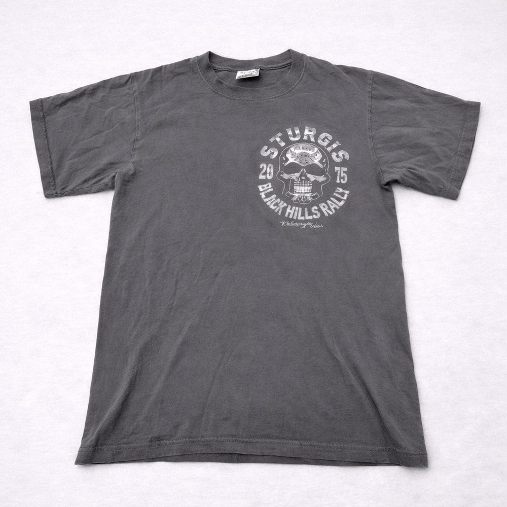 Sturgis Black Hills Rally Shirt Mens Small Skull Graphic Biker 2015 Tee